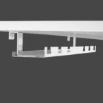 ถาดเก็บอุปกรณ์สายไฟ Cable Tray Mounting Under Desk V.2 - Image 10