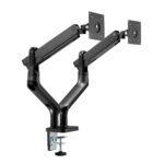แขนจับจอคู่ LIV Dual Extra Monitor Arm Iconic Ring