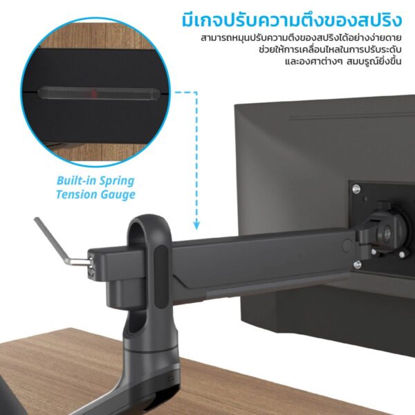 Liv Dual Extra Monitor Arm Iconic Ring - RedDot Winner - Liv Desk ...