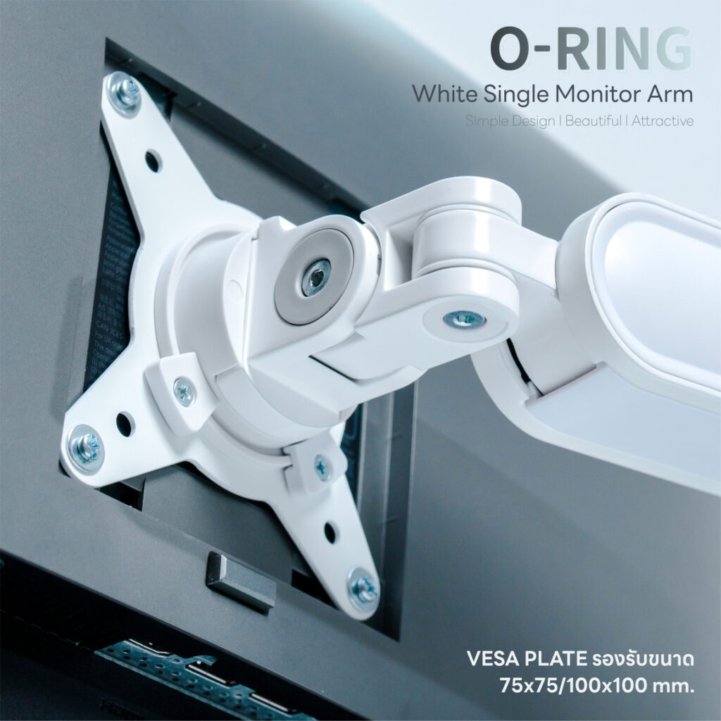 Liv O-Ring Single Monitor Arm - Liv Desk | Smart Productive & Ergonomic