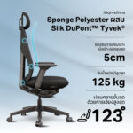 เก้าอี้สุขภาพ LIV Bliss Ergonomic Chair - Image 6