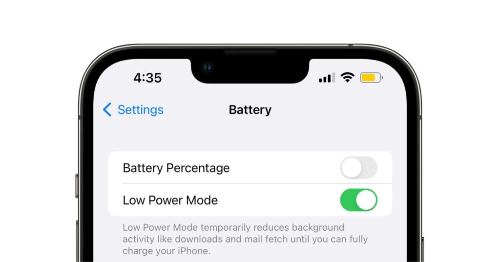 หลายอุปกรณ์มีโหมดประหยัดพลังงาน หรือ Power Saving Mode ที่ช่วยลดการใช้แบตเตอรี่ในช่วงที่แบตใกล้หมด